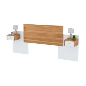 Respaldo de Cama Centro Estant Dali 140-160 Blanco Paraiso